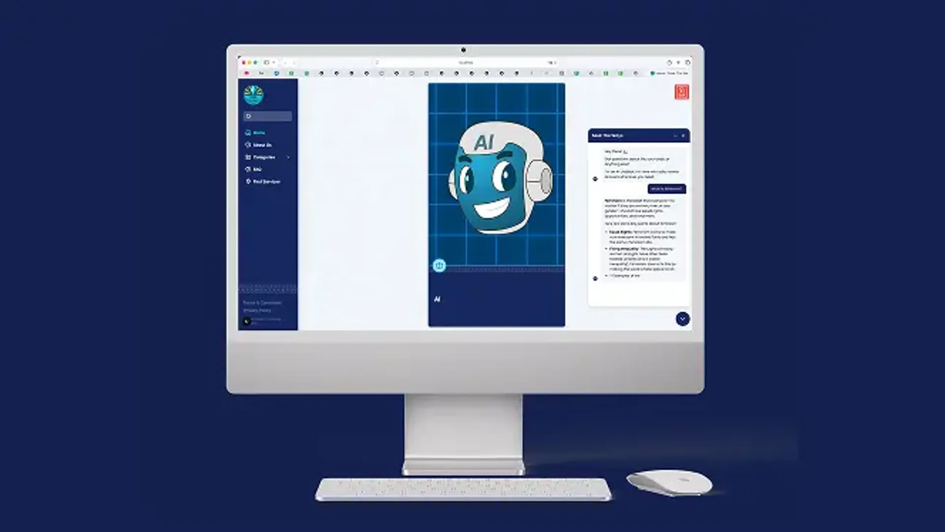Develop an AI chatbot for youth websites